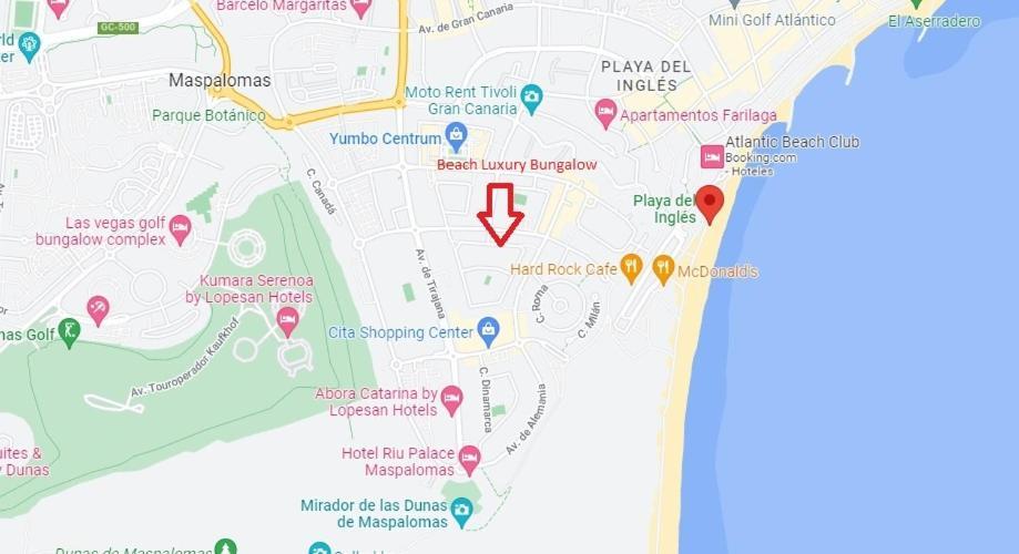 Beach Luxury Bungalow San Bartolome de Tirajana  Exterior photo